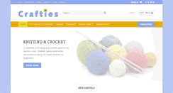 Desktop Screenshot of craftieshobbycraft.com